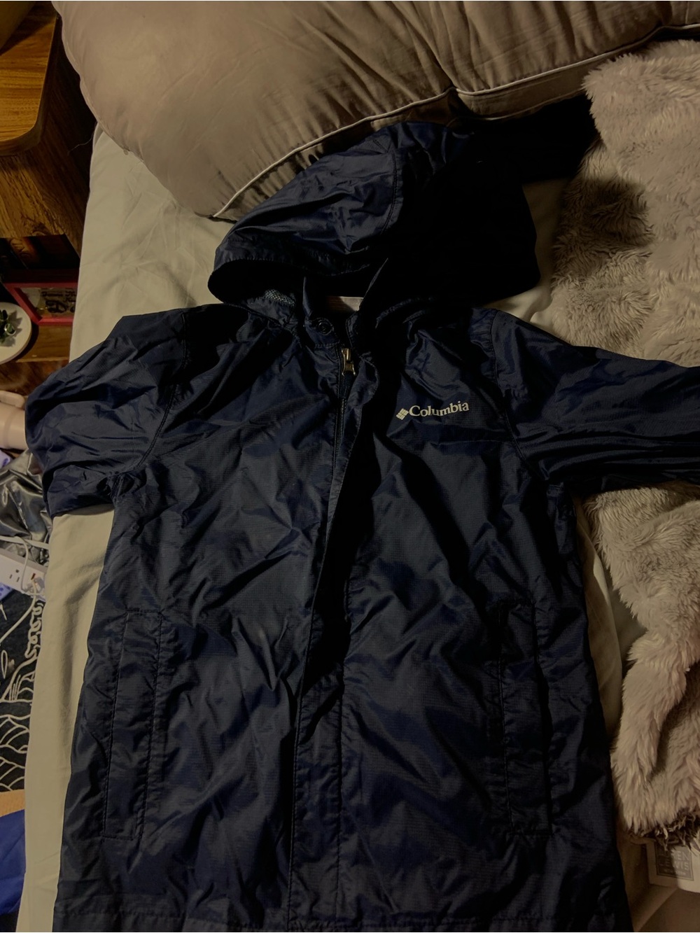 Columbia Waterproof Hooded Rain Jacket Windbreaker